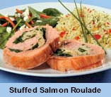 Stuffed Salmon Roulade